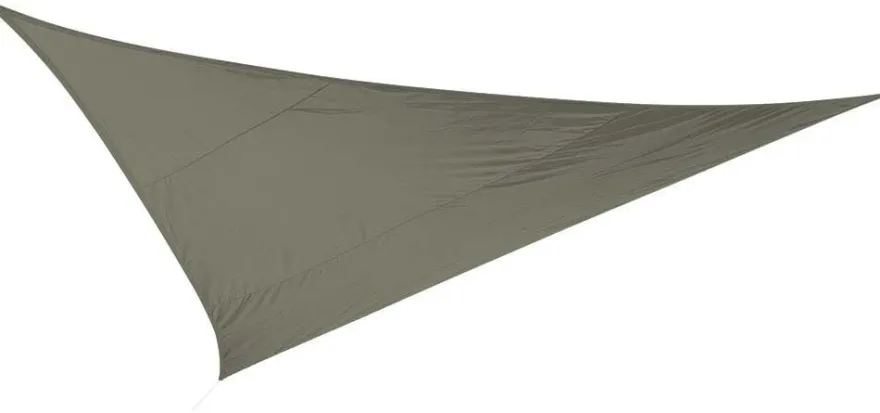 Toile d'ombrage triangulaire 5 mètres (Kaki)
