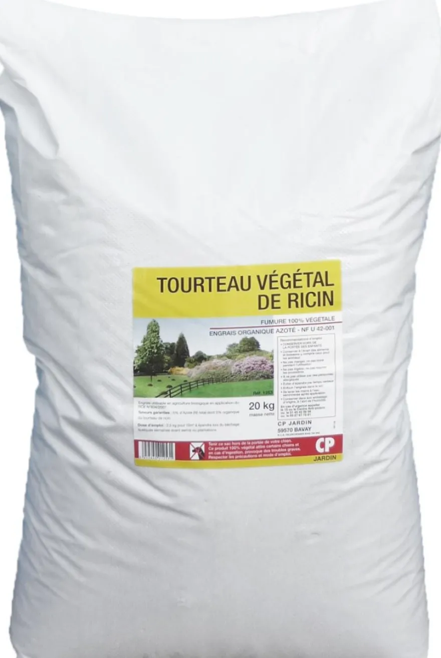 Tourteau de ricin végétal