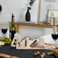Trancheuse à charcuterie en bois