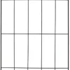 Treillis support pour plantes en acier noir (Classique)