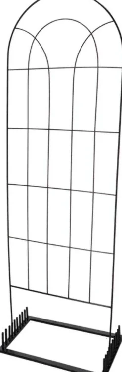Treillis support pour plantes en acier noir (Classique)
