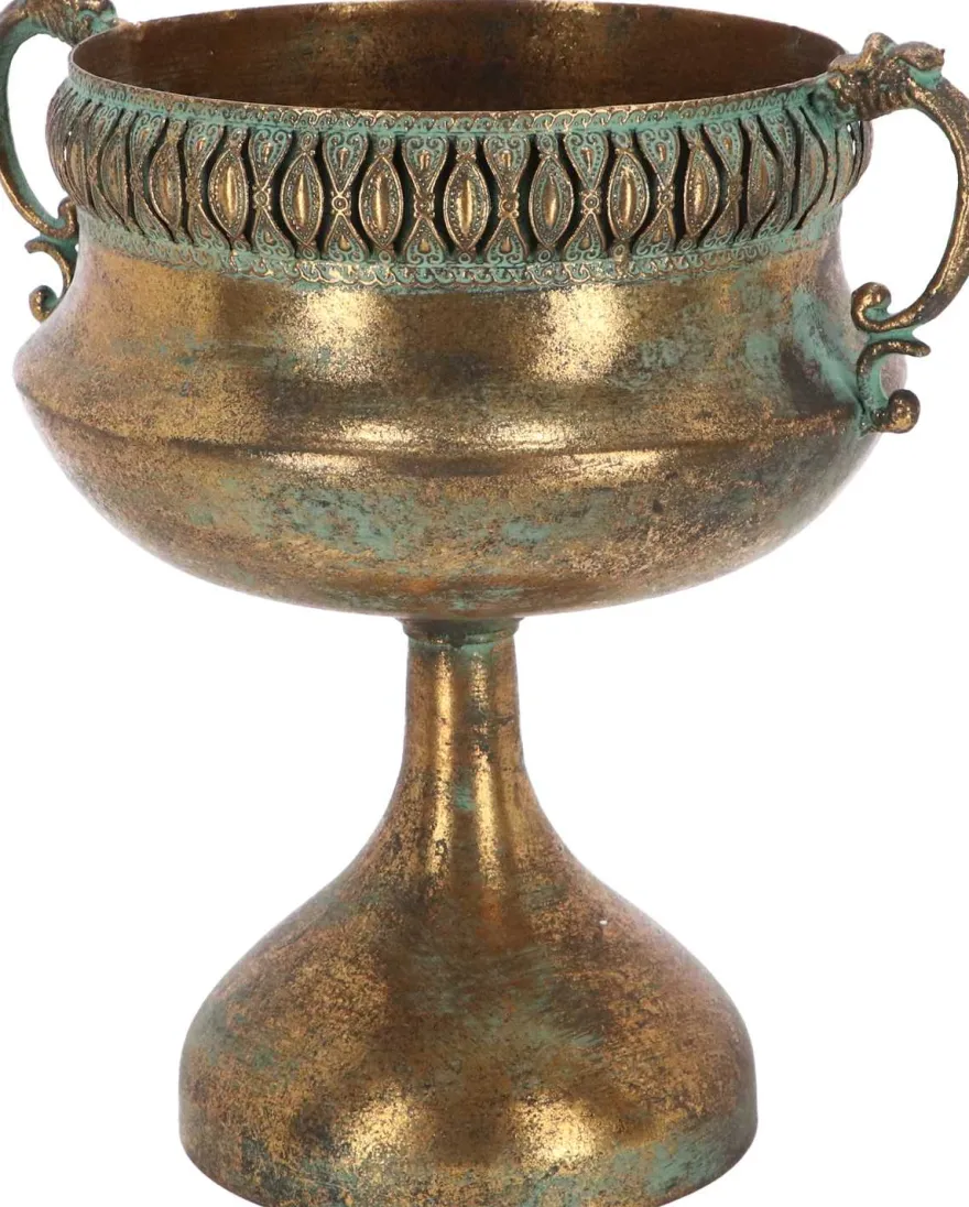 Vase en métal vieilli Médicis (Modèle 4)