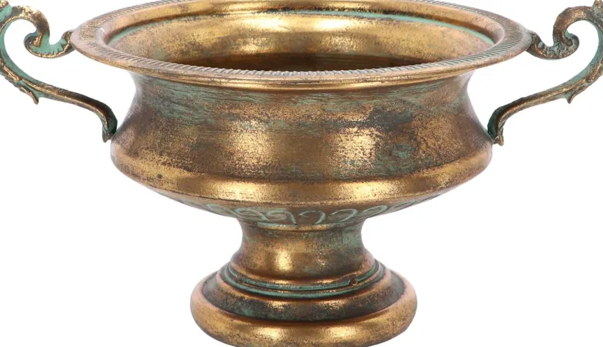 Vase en métal vieilli Médicis (Modèle 1)