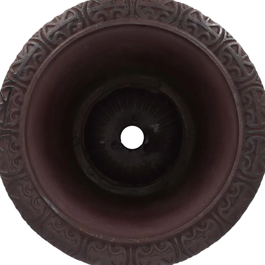 Vase Médicis en fonte (Hauteur 66 cm)