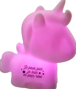 Veilleuse licorne éclairage rose Kids
