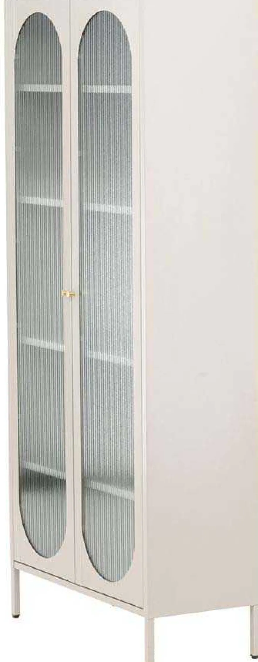Vitrine en acier 80 x 35 x 180 cm Lima