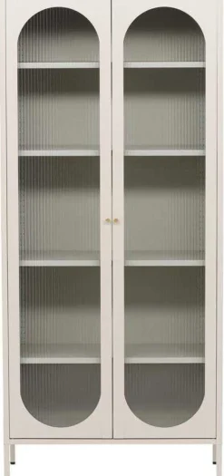 Vitrine en acier 80 x 35 x 180 cm Lima