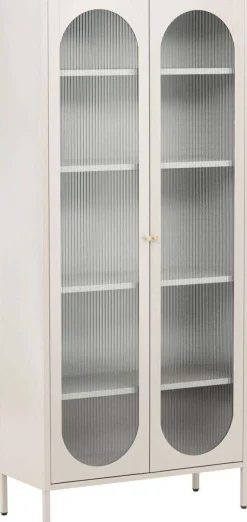 Vitrine en acier 80 x 35 x 180 cm Lima