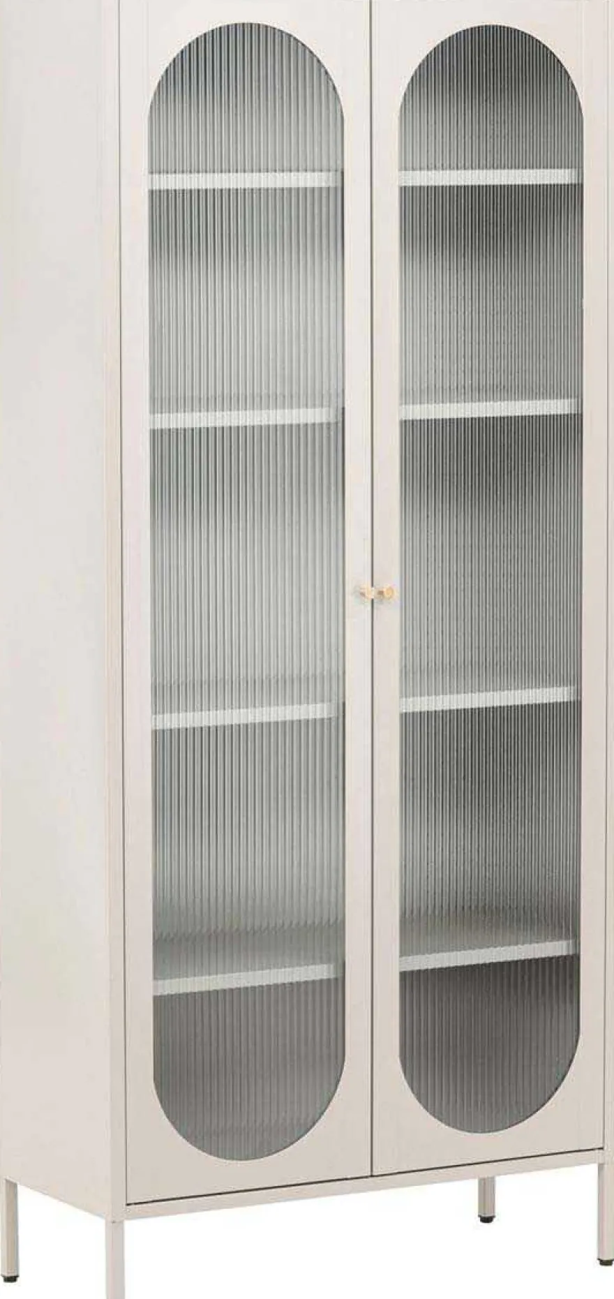 Vitrine en acier 80 x 35 x 180 cm Lima