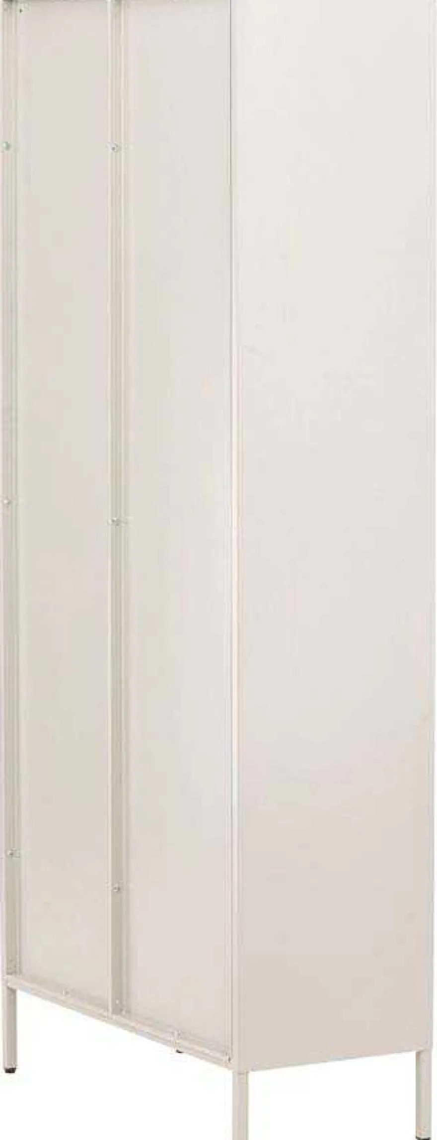 Vitrine en acier 80 x 35 x 180 cm Lima